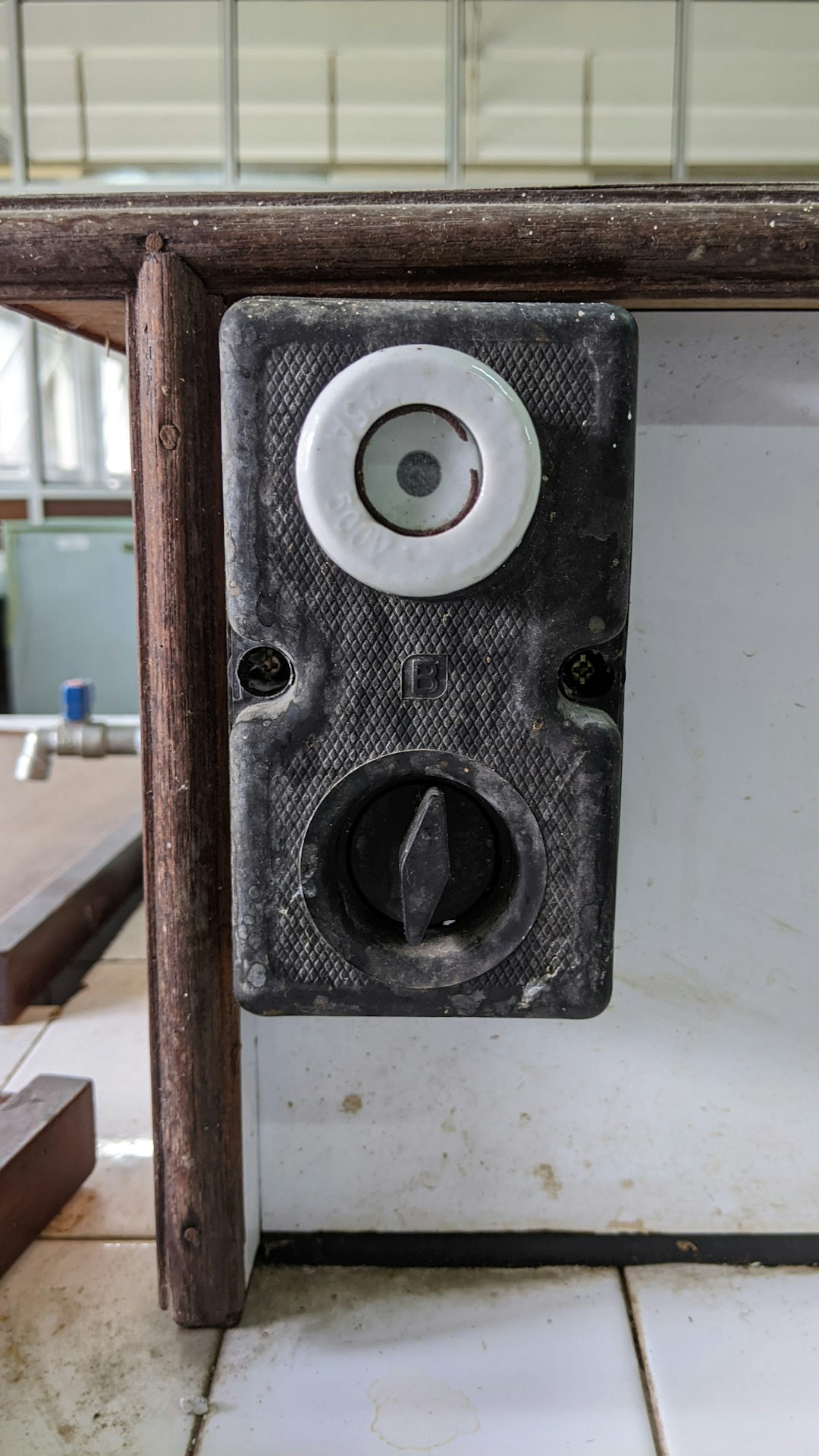 a speaker on a table